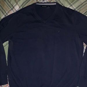 Nautica Men’s V neck sweater Navy blue